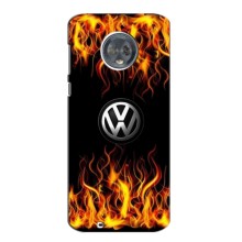 Чехол "Фольксваген" для Motorola Moto G6 – Огненный Лого