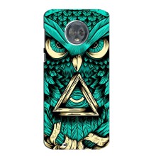 Чохол з пташками на Motorola MOTO G6 (VPrint) (Сова з оком)