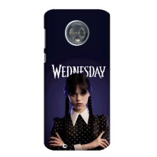 Чехлы Венсдей на Motorola MOTO G6 Уэнсдей (AlphaPrint) (Wednesday)