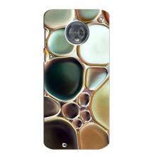 Мраморный чехол на Motorola MOTO G6 (VPrint) (Радужный Мрамор)