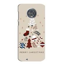 Рождественские Чехлы для Motorola MOTO G6 (VPrint) (Merry Christmas)