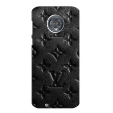 Текстурный Чехол Louis Vuitton для Мото Джи 6 – Черный ЛВ
