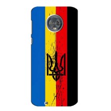 Украинские Чехлы для Motorola MOTO G6 с картинкой УПА (AlphaPrint) (Прапор УПА)