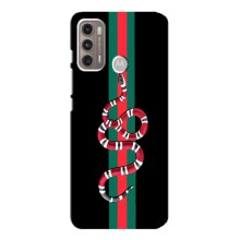 Чехлы Бренд GUCCI для Motorola MOTO G60 – Змей Гуччи