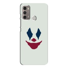 Чехлы с картинкой Джокера на Motorola MOTO G60 – Лицо Джокера
