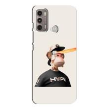 Чехлы с Обезьянами NFT для Motorola MOTO G60 (AlphaPrint) (обезьяна NFT в очках)
