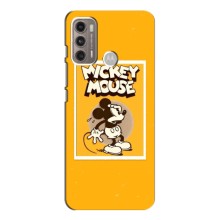 Чехлы с принтом Микки Маус на Motorola MOTO G60 (Испуганный Микки)