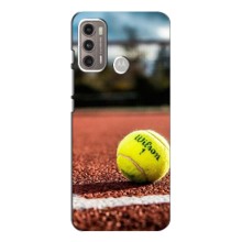 Чехлы с принтом Спортивная тематика для Motorola MOTO G60 (Теннисный корт)