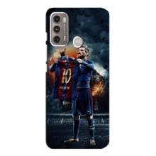 Чохол Мессі футболіст для Motorola MOTO G60 (Мессі з футболкою)