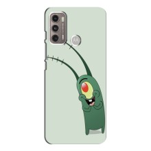 Чехол с картинкой "Одноглазый Планктон" на Motorola MOTO G60 (Милый Планктон)