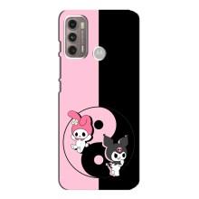 Чохол з кроликом Куромі на Motorola MOTO G60 – Куромі Інь Янь