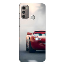 Силиконовый чехол Маквин для Motorola MOTO G60 – Маквин на трасе