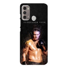 Чохол з картинкою Олександр Усик для Motorola MOTO G60 – Чемпіон Усик