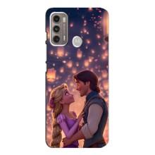 Чохол Рапунцель для Motorola MOTO G60 (Принцеса і принц)