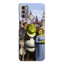 Чехол с мультфильмом Шрек на Motorola MOTO G60