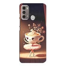 Чехол с мемом Тралалело тралала на Motorola MOTO G60 – Балерина капучина