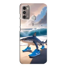 Чехол с мемом Тралалело тралала на Motorola MOTO G60