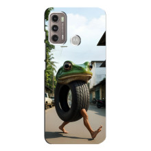Чохол з мемами траралело тралала для Motorola MOTO G60 – Бонека амбалабу