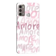 Чохол з розовим принтом для Motorola MOTO G60 – Любов