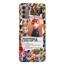Чехол Зоотрополіс на Motorola MOTO G60 – Коллаж Зоо