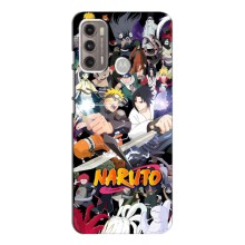 Купить Чехлы на телефон с принтом Anime для Моторола Мото джи 60 (Наруто постер)