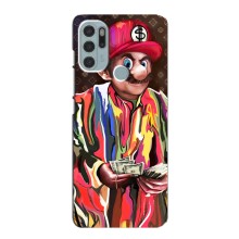 Брендновые Чехлы для Motorola MOTO G60s - (PREMIUMPrint) (Mario LV)