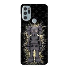 Чехлы для Motorola MOTO G60s - Bearbrick Louis Vuitton (PREMIUMPrint) (Bearbrick LV)