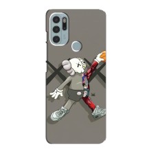 Чехлы для Motorola MOTO G60s - Bearbrick Louis Vuitton (PREMIUMPrint) (Беарбрик Джордан)