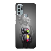 Чехлы для Motorola MOTO G60s - Bearbrick Louis Vuitton (PREMIUMPrint) (Тело Bearbrick)