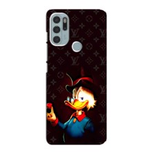 Чехлы для Motorola MOTO G60s - Скрудж МакДак Louis Vuitton (PREMIUMPrint) (Скрудж с бриллиантом)