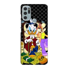 Чехлы для Motorola MOTO G60s - Скрудж МакДак Louis Vuitton (PREMIUMPrint) (Стильная Утка)