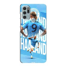 Чехлы с принтом для Motorola MOTO G60s Футболист – Erling Haaland