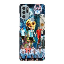 Чехлы Месси для Motorola MOTO G60s (AlphaPrint) (Аргентина Месси)