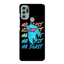 Чехлы Мистер Бист для Мото G60s (logo Mr beast)