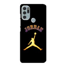 Чехлы для Motorola MOTO G60s - с картинкой JORDAN (AlphaPrint) (Jordan Gold)
