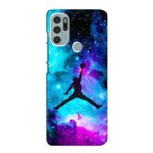 Чехлы для Motorola MOTO G60s - с картинкой JORDAN (AlphaPrint) (Яркий Джордан)