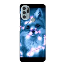 Чехлы с картинкой Лисички для Motorola MOTO G60s (VPrint) (Яркая лисичка)
