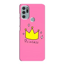 Чехол с картинкой (Стильные) для Мото G60s - (AlphaPrint) (Princess)