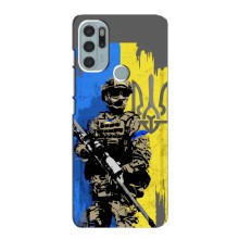 Чехлы с картинкой ЗСУ для Motorola MOTO G60s (AlphaPrint) (АРТ солдат)