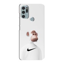 Чехлы с Обезьянами NFT для Motorola MOTO G60s (AlphaPrint) (обезьяна NFT Nike)