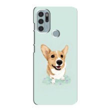 Чехлы с собаками для Motorola MOTO G60s (VPrint) (Корги)