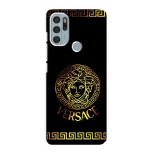 Чехлы VERSACE для Мото G60s (PREMIUMPrint) (Logo Versace)