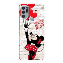 Чехол Disney Mouse Motorola MOTO G60s (PREMIUMPrint) (Heart Minni)