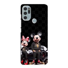 Чехол Disney Mouse Motorola MOTO G60s (PREMIUMPrint) (Семья Маусов)