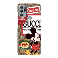 Чехол Disney Mouse Motorola MOTO G60s (PREMIUMPrint) (Стильный Микки)