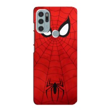 Чехол с человеком пауком для Motorola MOTO G60s - (AlphaPrint) (Паук (Марвел))