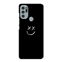 Чехол для Мото G60s - (AlphaPrint) с печатью (ТОП продаж) (Смайл)