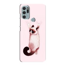 Чехол на Мото G60s с Котами (VPrint) (Котик падает)