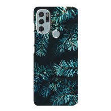 Чохол новорічна ялинка на Motorola MOTO G60s (Ялина)