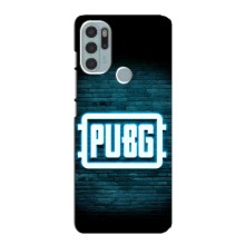 Чехол PUBG для Мото G60s (AlphaPrint) (Лого PUBG)